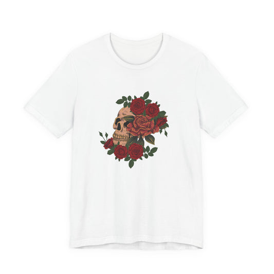 Skull with roses